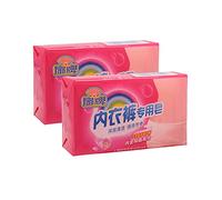 BEE & FLOWER Fan Underwear Barra de jabón ideal para lavar a mano para lencería (6 onzas x 2)