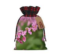Bee Flying - 1 bolsa de Navidad con cordón de 8.3 x 11.8 pulgadas, bolsa robusta para regalos y artículos esenciales de uso diario