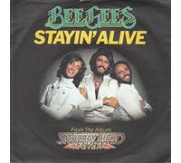 Bee Gees - BEE GEES Stayin Alive 7" 45 Italian pressing