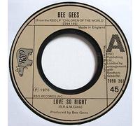 Bee Gees - Love so right (1976) / Vinyl single [Vinyl-Single 7'']