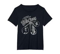 Bee Gees Oficiales A Quien Puede Preocupar Camiseta, Mujer Tallas Grandes, Negro, 2XL Grande
