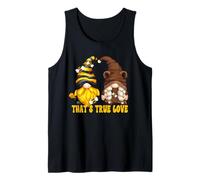 Bee GNOME True Love Graphic For Mom Funny Honey and Bear Camiseta sin Mangas