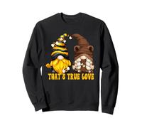 Bee GNOME True Love Graphic For Mom Funny Honey and Bear Sudadera