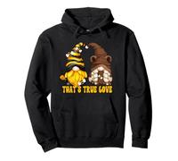 Bee GNOME True Love Graphic For Mom Funny Honey and Bear Sudadera con Capucha