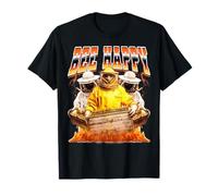 Bee Happy Apicultor Apicultura Amante de la Miel 90 Bootleg Camiseta