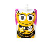 Bee it Champú y Gel de Ducha Kids Rosa 250 ml - Champú y baño para niños con aloe vera ecológica, miel y propóleo - limpiador suave para cabello y cuerpo