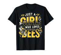 Bee Just A Girl Who Loves Honeybee Camiseta