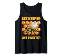 Bee Keeper Life Motif más Dulce para los apicultores Camiseta sin Mangas