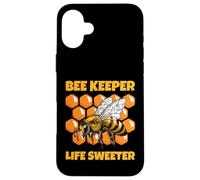 Bee Keeper Life Motif más Dulce para los apicultores Carcasa para iPhone 16 Plus