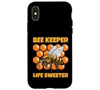 Bee Keeper Life Motif más Dulce para los apicultores Carcasa para iPhone X/XS