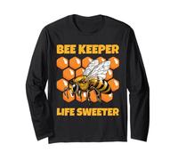 Bee Keeper Life Motif más Dulce para los apicultores Manga Larga
