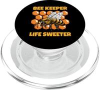 Bee Keeper Life Motif más Dulce para los apicultores PopSockets PopGrip para MagSafe