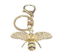 Bee Keychain, Cute Yellow Beep Charm, Zinc alloy Animal Key Ring Accessory for Wallet, Handbag, Backpack, Gift for Girls, Teens, Women, Sister, Friends, Dad Bees Keyring