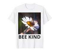 Bee Kind Cute Bee Daisy Flower - Gráfico Inspirador Camiseta