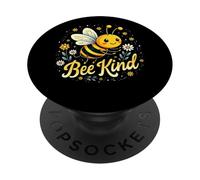 Bee Kind Cute Bee Positividad y bondad PopSockets PopGrip Adhesivo