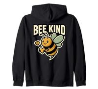 Bee Kind Enthusiast Matters Love Kindness Cita Positividad Sudadera con Capucha