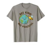 Bee Kind Peaceful Cute Earth Peace Design con positividad Camiseta