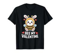 Bee My Valentine Conejo Dulce Abeja Día de San Valentín Camiseta