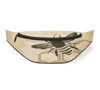 Bee Old Honeycomb - Riñonera de colmena para mujeres, hombres, niñas, niños, abejas, riñoneras, riñoneras, bolsa de cinturón para viajes, deportes, correr, color, M