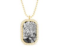 Bee on A Flower Honey Floral - Collar ajustable para mujer, cadena de joyería para viajes y fiestas, talla única, Metal