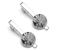 Bee on A Flower Honey Floral - Pinzas de corbata para hombre, para corbata, para negocios, bodas, regalos, 5,5 x 2,2 cm, 5.5x2.2cm, aleación, No es una piedra preciosa