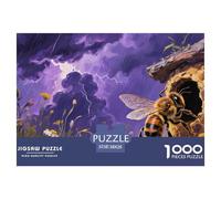 Bee Puzzles Imposible,desafío para Adultos Juego Educativo 1000 Piezas Obra De Arte De Juego De para Adultos, Regalos A Partir De 14 Años 38x26cm/1000pcs
