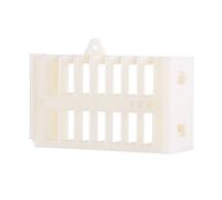 Bee Queen Cage Caja de cerillas de plástico Estilo Jaula Receptor móvil Herramientas de Apicultura, 10 Piezas, construcción Ajustable y Extensible para Suspender Abejas Entre