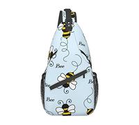 Bee Sling Bag, Chest Bag Daypack, Crossbody Sling Mochila para Viajes, Deportes, Correr, Senderismo