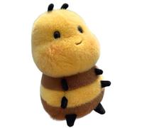 Bee Stuffed Animal, Chubby Collectible, Portable Hugging Pillow Doll | Soft Cartoon Stuffed Bee Toy for Children Child Boys Girls Nursery Bedroom Sofa Car Birthday Holiday, Halloween, Christmas
