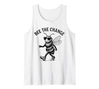 Bee The Change Cool Gafas de Sol motivacionales Camiseta sin Mangas