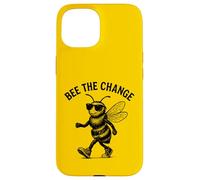 Bee The Change Cool Gafas de Sol motivacionales Carcasa para iPhone 15