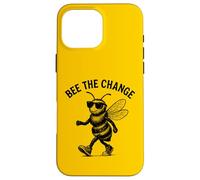 Bee The Change Cool Gafas de Sol motivacionales Carcasa para iPhone 16 Pro MAX