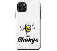 Bee The Change Motivational Inspirational Graphic Quotes Carcasa para iPhone 11 Pro MAX