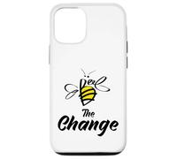 Bee The Change Motivational Inspirational Graphic Quotes Carcasa para iPhone 12/12 Pro