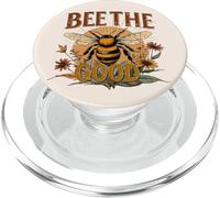 Bee The Good Retro Otoño Diseño Floral Insecto PopSockets PopGrip para MagSafe