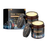 Bee Venom Cream, 2 unidades de crema de veneno de abeja, crema de alivio para las articulaciones, rodillas, alivio del dolor de articulaciones, profundo, fórmula natural (200 g)