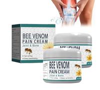Bee Venom Crema curativa para el dolor y los huesos - Alivio del dolor ultra fuerte, gel avanzado de veneno de abeja terapia de articulaciones y huesos, para brazo, cintura, espalda (2 Unidades)