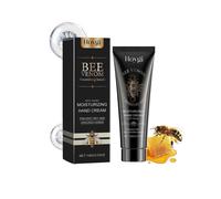 Bee Venom Hand Cream - Moisturizing, Anti-Cracking, Portable, Non-Sticky, with Sweet Almond Oil & Aloe Vera