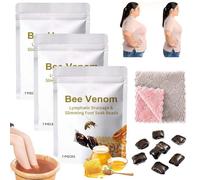 Bee Venom Lymphatic Drainage & Slimming Foot Soak Beads,Body Detox Foot Soak Beads,Relief Relax