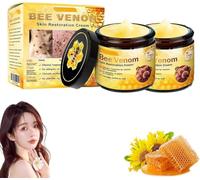 Bee Venom Skin Restoration Cream, Bee Venom Skin Treatment Cream, 2025 New 3 in 1 Bee Venom Comprehensive Creams, Repair, Moisturize and Lift, Natural non-irritating (2)