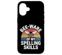Bee Ware of My Spelling Skills |- Carcasa para iPhone 16