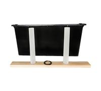 Bee Water Feeder, 3.5L Deep Frame Beekeeping Water Dispenser | PP Wooden Cover Anti Drowning Design Effectively Reduces Replenishment Frequency for Bee Hive Equipment