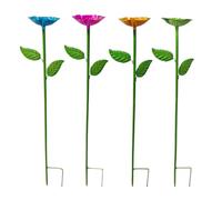 Bee Watering Station, 4 piezas Polinator Water Feeder Island Set, Decorative and Height Adjustable, Strong Design, for Balcony, Backyard, Farm, Patio, Outdoor Wildlife Habitat