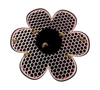 Bee Watering Station, Floating Flower Bee Feeder, 9,33x8,66in Eco Friendly Polinator Support, Weather Resistant Design for Backyard Plant Beds, Apiary, Garden Polination