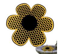Bee Watering Station, Floating Flower Bees Bath, 9,33x8,66x6,93 pulgadas Outdoor Accessory, Polinator Hydration Support, Decorative Bird Apiary Decor for Backyard Garden, Beekeeping