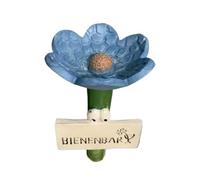 Bee Watering Station Flower Bath Bowl | Compact Garden Water Dish with Anti Drown Texture, Resin Hydration Tray with Decorative Shape, Outdoor Habitat Accessory for Butterfly Bird Hive Care