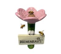 Bee Watering Station - Flower Shaped Drinking Dispenser | Butterfly Watering Station with Easy Fill Design for Birds Hives Beekeeping Hummingbird Keeping Outdoors Outside Butterfly Feeding Garden