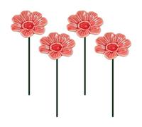 Bee Watering Station For GardenCeramic Waterer, Flower Shape Bee Waterer
