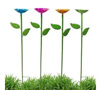 Bee Watering Station, Polinator Water Feeder, Height Adjustable Design, Decorative Garden Accessory Set of 4 for Balcony, Backyard, Farm, Patio Wildlife Habitat, 23,62 x 3,15 pulgadas