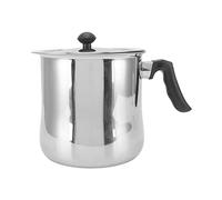 Bee Wax Melting Pot Stainless Steel, Beekeeping Wax Melting Pot with Lid, Heatproof Handle for DIY Candles, Beeswax, Honey, Chocolate, Includes Plastic Handle, 1.5L/2.5L Size (1. Vinagre)